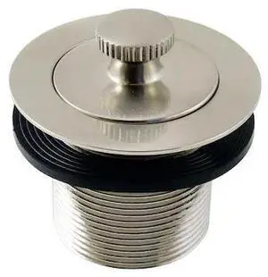 KINGSTON BRASS DLT15SN 112 Lift and Turn Tub Drain with 112 Body Thread,