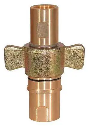 BUYERS PRODUCTS QDWC201 1-1/4 Inch Wing-Type Hydraulic Quick Coupler Male End