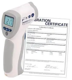 REED INSTRUMENTS FS-200-NIST Food Service Infrared Thermometer, 8:1, 392