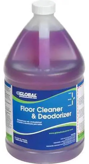 GLOBAL INDUSTRIAL 670172 Floor Cleaner & Deodorizer, 1-Gallon Bottles, 2PK