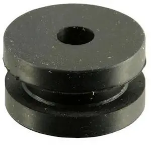 MIDWEST FASTENER 72631 3/16" x 11/16" x 0.4" Black Rubber Grommets 8PK