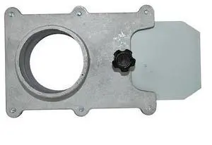 BIG HORN 11258 2-1/2 Inch Self Cleaning Blast Gate for Vacuum/Dust Collector