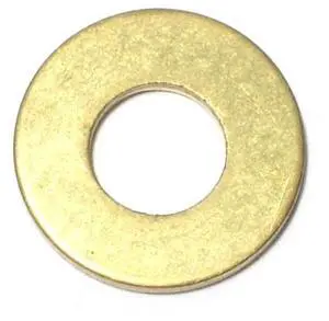 MIDWEST FASTENER 61936 Flat Washer, For Screw Size 5/16" ,Brass 20 PK