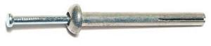 MIDWEST FASTENER 09663 Nail Drive Anchor, 1/4" Dia., 2-1/2" L, Steel Zinc