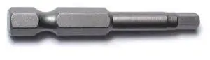 MIDWEST FASTENER 72427 1/4" x 2" 5/32" Hex Socket Power Bits 3PK