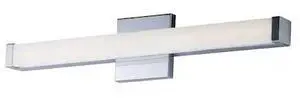 MAXIM 52002PC Spec Vanity 1-Light 24" Wide Polished Chrome Vanity Light