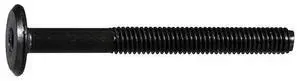 MIDWEST FASTENER 933668 Binding Screw, 1.00mm (Coarse), Steel, Black Oxide, 6 PK