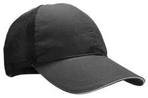 ERGODYNE 8946-HAT Standard Baseball Cap, Hat Only, Black
