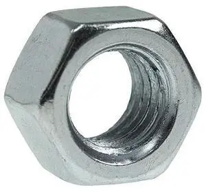 DOTTIE HNT12 Hex Nut, 1/2"-13, Carbon Steel, Grade 2, Zinc Plated, 0.427 in Ht,