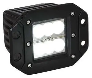 BUYERS PRODUCTS 1492138 3 Inch Square LED Clear Recessed Flood Light