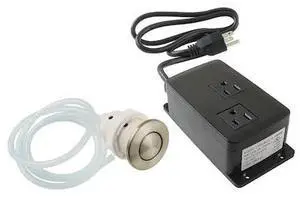 KINGSTON BRASS KADK318 Dual Outlet Garbage Disposal Air Switch Kit, Brushed
