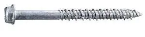 TORQUEMASTER 54558 Masonry Screw, 1/4" Dia., Hex, 2 3/4 in L, Stainless Steel