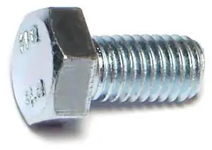MIDWEST FASTENER 50442 Class 8.8, M8-1.25 Hex Head Cap Screw, Zinc Plated