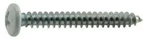 MIDWEST FASTENER 53804 Sheet Metal Screw, #10 x 1-1/2 in, Painted Steel Pan