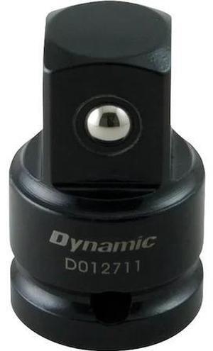 DYNAMIC D005710 Tools Adapter 3/8" Female X 1/2" Male, Impact
