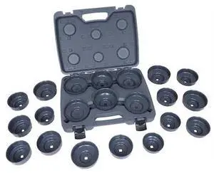 LISLE LIS61460 HD End Cap Wrench Set, 21 pc