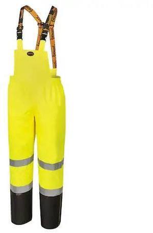 PIONEER V1200461U-L Men Ripstop Pant,Green,Large, L, Black|Hi-Vis Yellow, 300