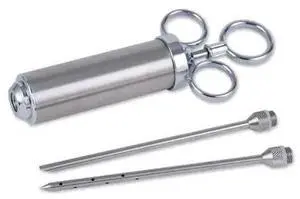 RSVP INTERNATIONAL INJECT Endurance Stainless Steel Marinade Injector with 2