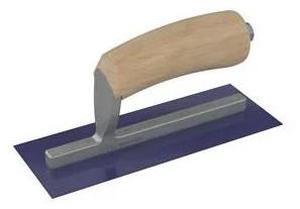 BON TOOL 66-245 Blue Steel Midget Trowel - Square End - 8" x 3" with Camel Back