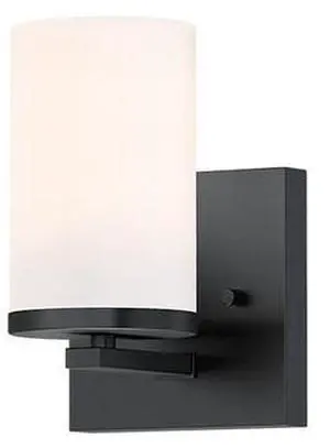 MAXIM 10281SWBK Lateral 1-Light Bath Vanity