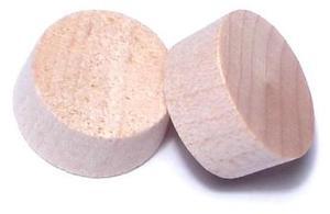 MIDWEST FASTENER 08887 1/2" Birch Wood Flat Head Plugs 100PK