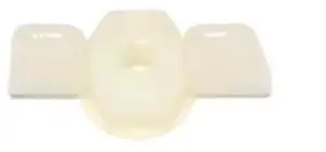 MIDWEST FASTENER 62543 Wing Nut, #10-24, Nylon, 15 PK