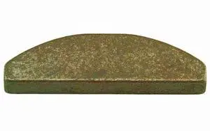 MIDWEST FASTENER 73207 Woodruff Key, 1/4 x 9/16 in Key Size, 21 SAE Number,
