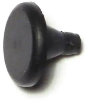 MIDWEST FASTENER 72166 0.7"x 0.2" Black Rubber GM Cars Short Bumpers 6PK