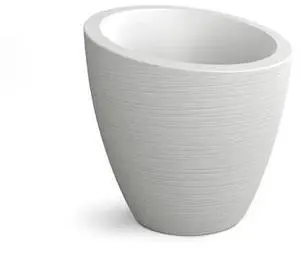 MAYNE 8879-W Modesto 20" Round Planter - White