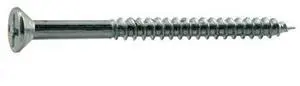 MIDWEST FASTENER 02550 Wood Screw, #7, 2 in, Zinc Plated Steel Flat Head MIDWEST FASTENER 02550 Wood Screw, #7, 2 in, Zinc Plated Steel Flat Head