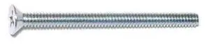 MIDWEST FASTENER 07289 #10-24 x 2-1/2 in Phillips Flat Machine Screw, Zinc