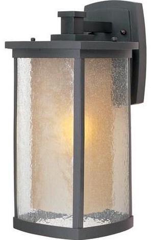MAXIM 3154CDWSBZ Bungalow 1-Light 8" Wide Bronze Outdoor Wall Sconce