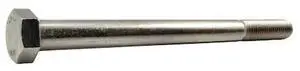 MIDWEST FASTENER 51988 18-8, 5/8"-11 Hex Head Cap Screw, Plain Stainless Steel,