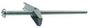 MIDWEST FASTENER 04096 Toggle Bolt, 6" L, Steel, 50 PK