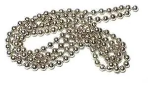 MIDWEST FASTENER 64642 #10 x 3/16" x 3' Nickel Ball Chains 3PK