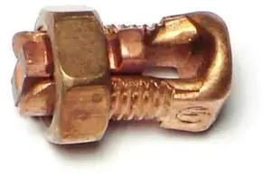 MIDWEST FASTENER 76204 #8 Copper Split Bolts 4PK