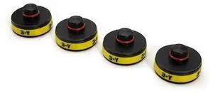STEELMAN 60994 4Piece Friction Fit Low Profile Jack Pad Riser Tool Set for