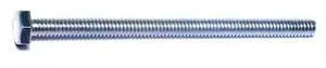 MIDWEST FASTENER 53448 1/4"-20 Hex Head Tap Bolt, Zinc Plated Steel, 4 in L, 50