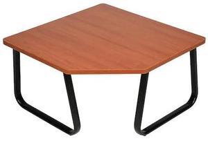 GLOBAL INDUSTRIAL 238414CY Corner Coffee Table, Cherry Top, 29-1/2 x 29-1/2
