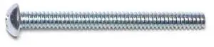 MIDWEST FASTENER 63606 #10-24 x 2 in Phillips Round Machine Screw, Zinc Plated