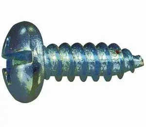 MIDWEST FASTENER 03209 Sheet Metal Screw, #14 x 3/4 in, Zinc Plated Steel Pan