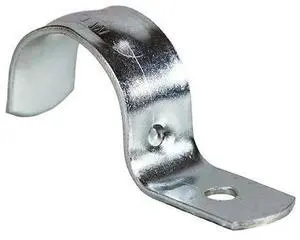 DOTTIE HW200 One Hole Strap, Conduit; Pipe Use, 2 in, Steel, Zinc Plated