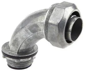 DOTTIE LT90100 Conduit Fitting Connector, 1 in, Threaded, Die Cast Zinc