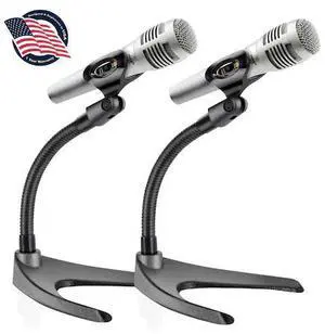 PYLE PMKS8X2 Desktop Microphone Stand, PR