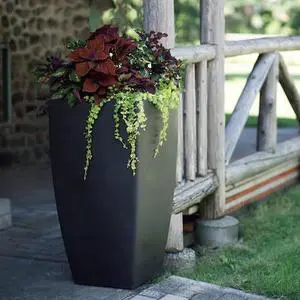 MAYNE 8887-B Kobi 32" Tall Planter - Black