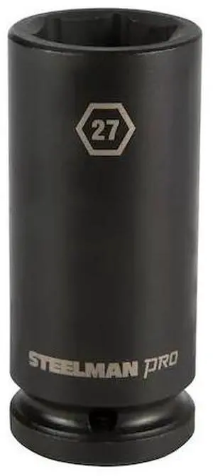 STEELMAN 79259 3/4" Drive x 27mm 6-Point Deep Impact Socket