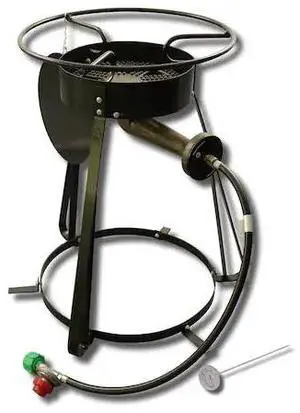 KING KOOKER 24 PKT Outdoor Cooker, Propane, 24"  tall, 80K BTU
