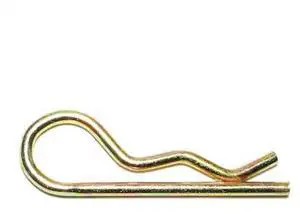 MIDWEST FASTENER 60607 3/16" x 3-3/4" Zinc Plated Steel Hitch Pin Clips 10PK