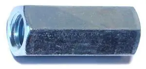 MIDWEST FASTENER 64507 Coupling Nut, 1/2"-13, Steel, Zinc Plated, 1-3/4 in Lg,