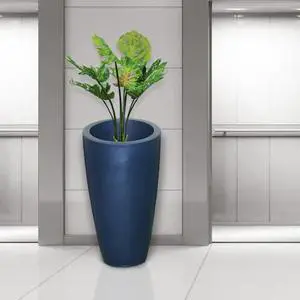 MAYNE 8881-NB Modesto 42in Tall Planter - Neptune Blue